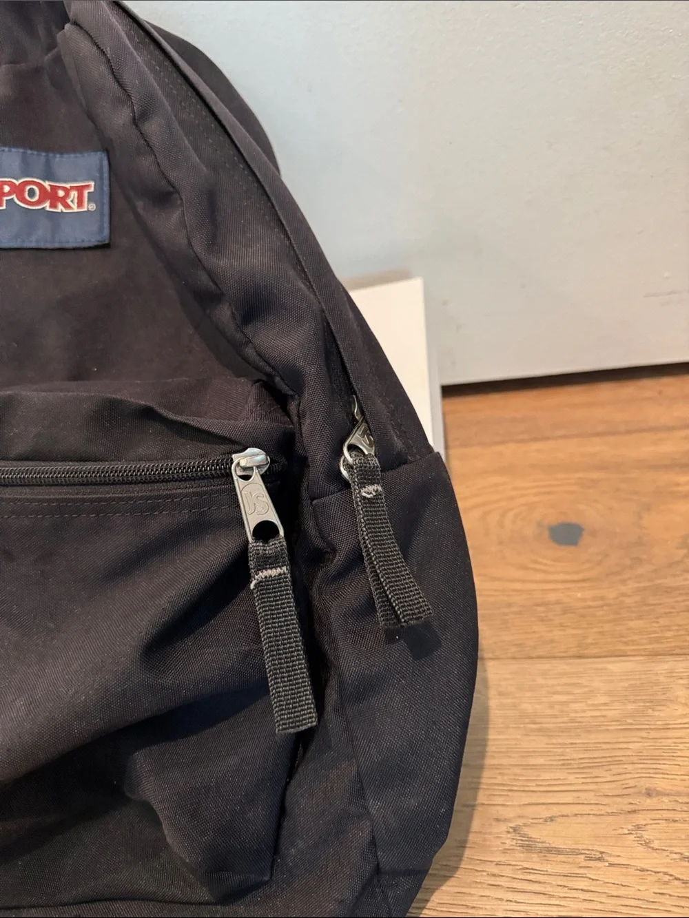Jansport Black Classic Backpack with Front Pocket
